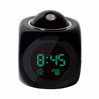 LCD Projection LED Display Time Digital Alarm Clock